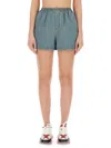 Moschino Button Detail Denim Shorts