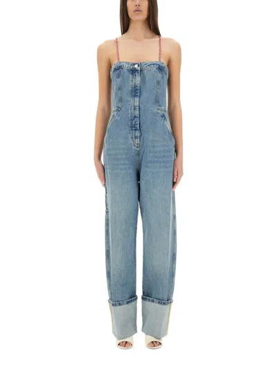 MOSCHINO RELAXED FIT DENIM SUIT