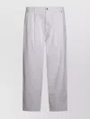 Moschino Relaxed Fit Trousers Tailored Accents In White
