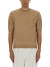 Moschino Couture Beige Wool Silk Sweater In Brown