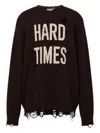 Moschino Couture Shetland Wool Pullover In Black