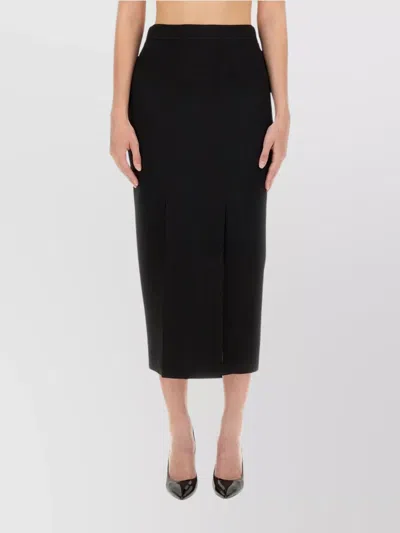 Moschino Reversed Fringe Detail One-shoulder Skirt