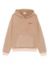 Moschino Rhinestone-embellished Hoodie In Brown