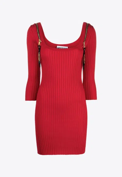 Moschino Rib-knit Mini Dress