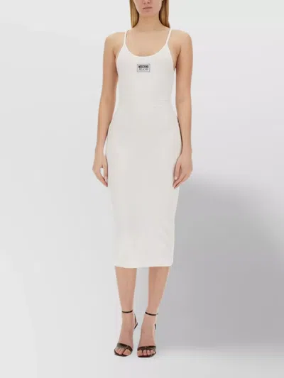 Moschino Ribbed Dress Spaghetti Straps