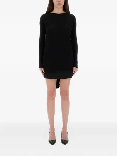 MOSCHINO RIBBED TIE KMINI DRESS