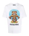 Moschino Robot Teddy T-shirt In White