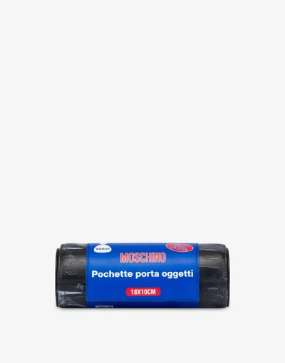 Moschino Roll Of Trash Bag In Black