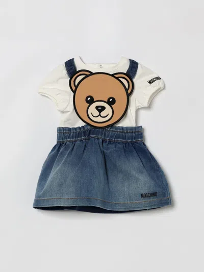 Moschino Babies' Romper Kids  In Blue