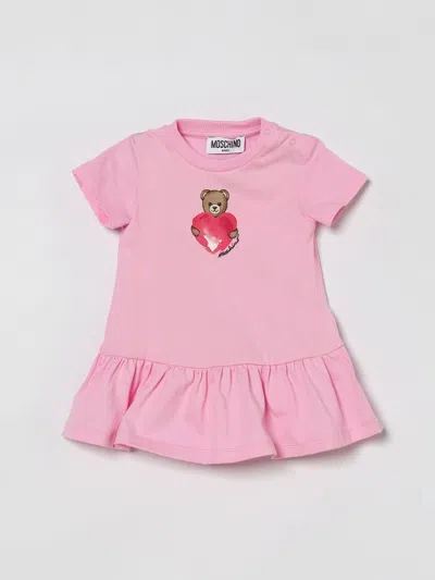 Moschino Babies' Romper Kids  In Pink
