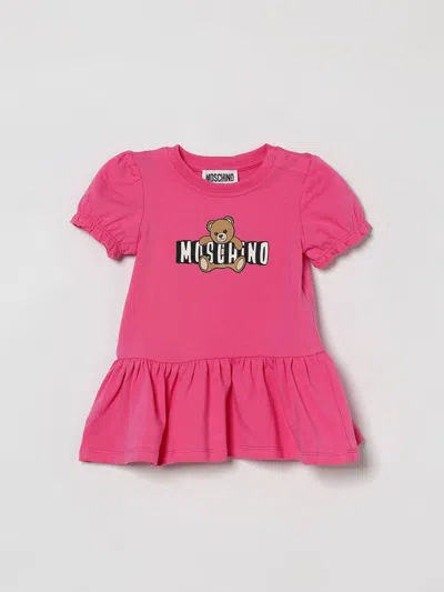Moschino Babies' Romper Kids  In Pink