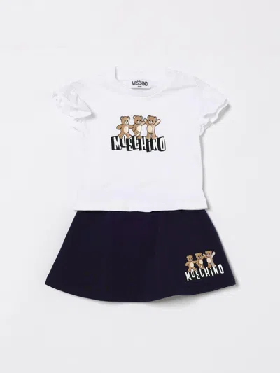 Moschino Babies' Romper Kids  In White