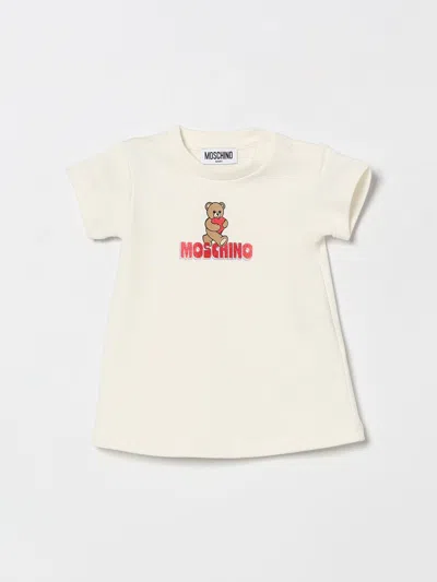 Moschino Babies' Romper Kids  In White