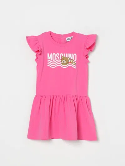 Moschino Romper  Kids Color Fuchsia