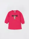 Moschino Romper  Kids Color Fuchsia In Pink