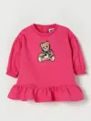 Moschino Romper  Kids Color Raspberry In Pink