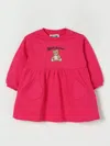 Moschino Romper  Kids Color Raspberry In Pink