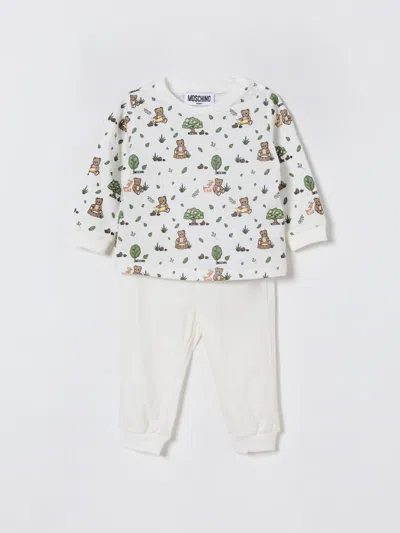 Moschino Babies' Romper  Kids Color White