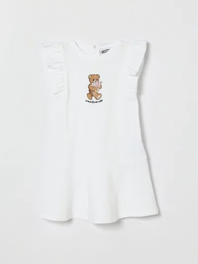 Moschino Babies' Romper Kids  In White