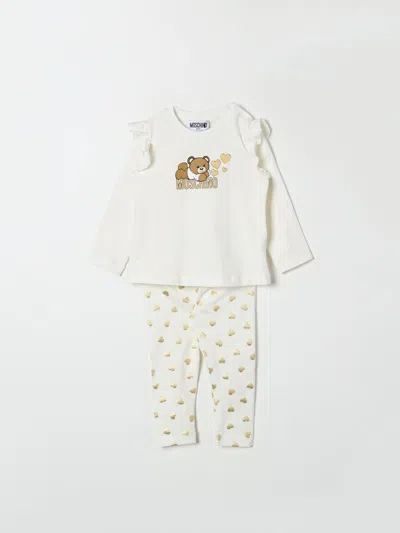 Moschino Babies' Romper  Kids Color White