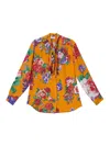 Moschino Roses Shirt In Multi