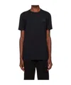 Moschino Round Collar Logo T-shirt In Black