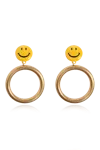 Moschino Gold Earrings Women In Neutral