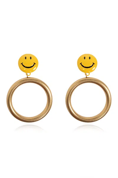 MOSCHINO ROUND EARRINGS
