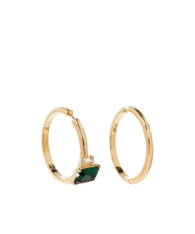 Moschino Round Earrings In Golden