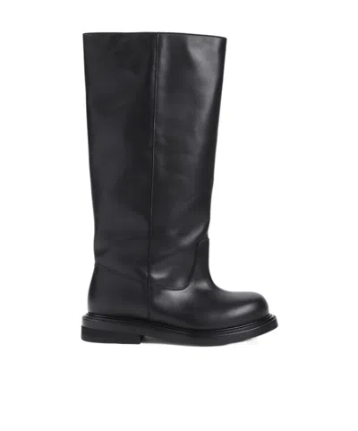 MOSCHINO MOSCHINO ROUND-TOE KNEE-HIGH BOOTS