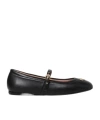 Moschino Women Ballet Flats With Lettering Logo In Black