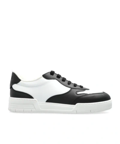 Moschino Round Head Low-cut Casual Shoes In White