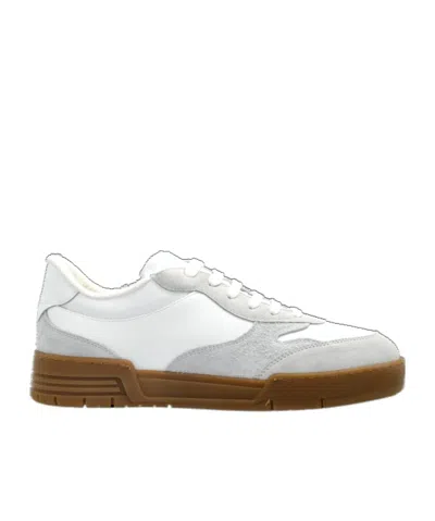 Moschino Round-head Sneakers In White