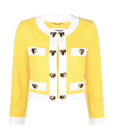 MOSCHINO ROUND-NECK CASUAL JACKET