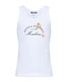 Moschino Round-neck Vest In White