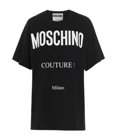 Moschino Couture Oversized T-shirt In Black