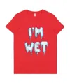 Moschino Round-necked Logo T-shirt In Red
