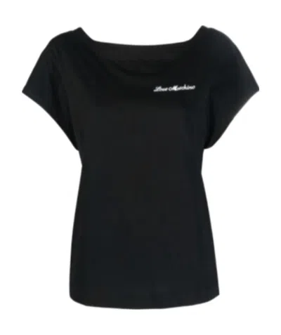 Moschino Round-necked T-shirt In Black