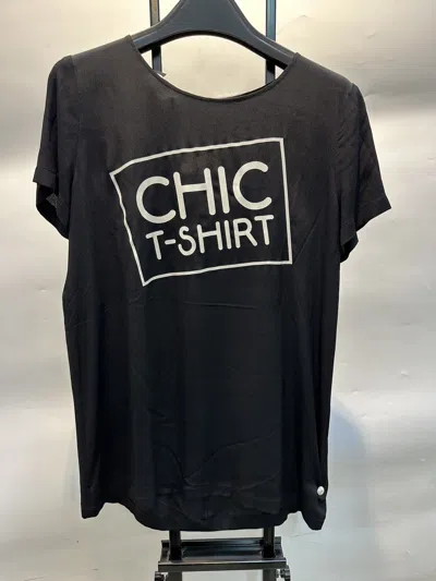 Moschino Round-necked T-shirt In Black