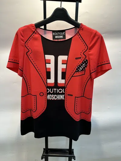 Moschino Round-necked T-shirt In Red