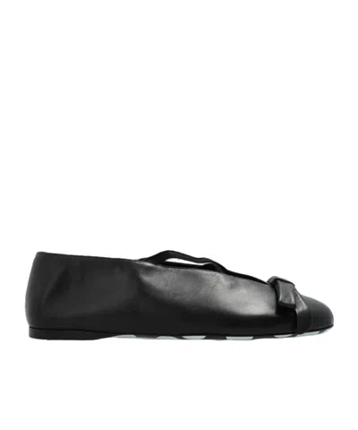 Moschino Round Toe Ballet Shoes