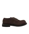 Moschino Lace-up Brogues Leather Sole In Brown