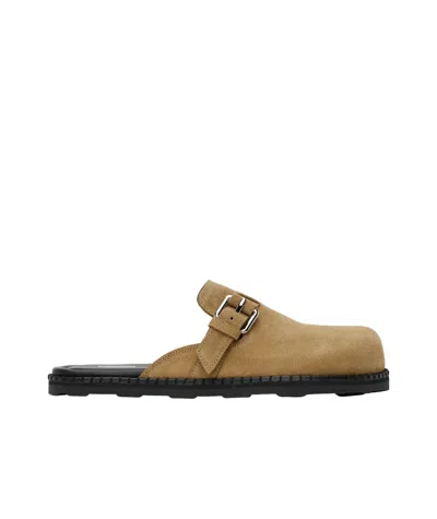 MOSCHINO ROUND TOE MULES