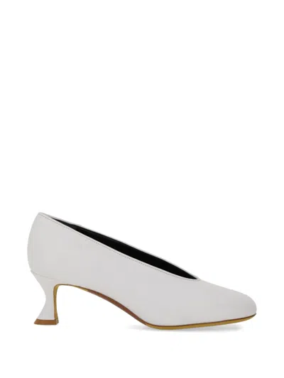 Moschino Chic Mini Duck Heels For Women In White