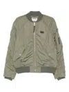 Moschino Blazer Ribbed Sleeve Zip Pockets In Gray