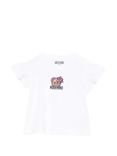 Moschino Babies' Ruffled T-shirt In Multi