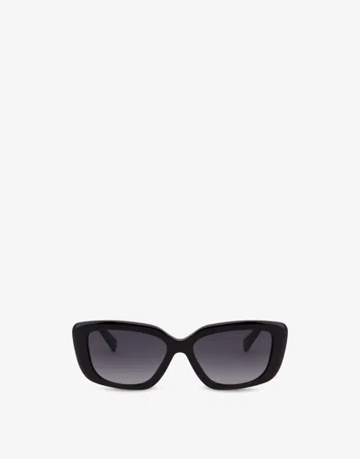 Moschino Safety Pin Sunglasses In Black