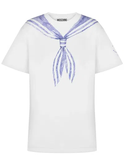 MOSCHINO SAILOR-MOTIF T-SHIRT