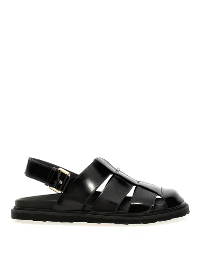 MOSCHINO SANDALIAS - NEGRO