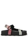 Moschino Chunky Platform Sandals With Logo Strap